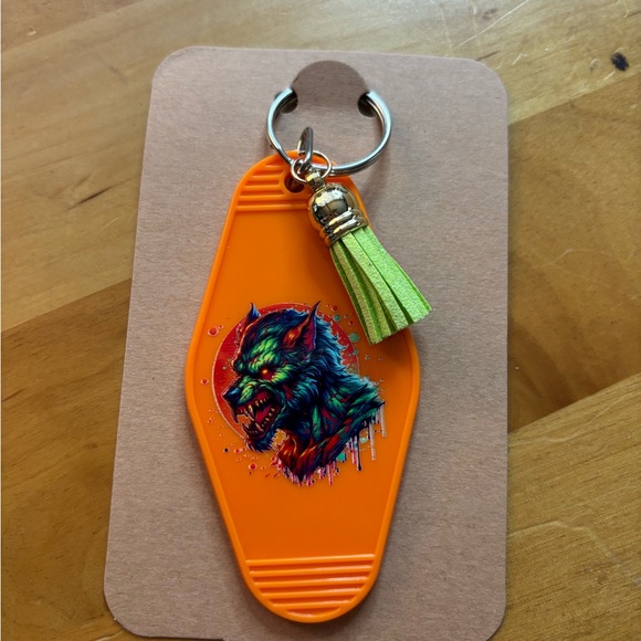 Hand Crafted Other - Werewolf key chain handcrafted by me